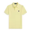 Ralphe Laurene Classic Mens Polot Shirts Multi-Cloring Mens Simple Business Casual Shirts Top di alta qualità al 100% Pure Ralphe Laurene Polo T-shirt 4954