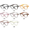 Zonnebril Mode Brillen Anti-glare Dames Nepbril Cat Eye Frame zonder sterkte Anti-blauw licht