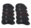 10 pièces ensemble Golf filet trou fer Club tête couverture fer couverture tête protecteur étui Headcovers9341256