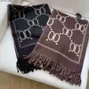 Designer Scarf For Women Luxury Scarf Winter Shawl Warm Fashion Classic Mens Letters Cashmere Reversible Tassel Temperament Holiday Gift