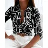 Bluzki damskie Eleganckie wiosenne jesienne koszulki jesienne koszulki streetwearne dla kobiet