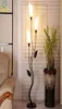 LED GOLVLAMP ACRYLISK IRON 3 Färger Dimble Corner Light Home Living Room Study Studie El Standing Lighting Lamps With Remote9761188
