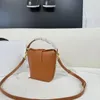 High-end 5A spring and summer new products, charming design, classic small bucket bag style, mobile phone bag, lipstick bag, gold hardware designer bag, classic crossbody