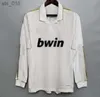 Camisas de futebol retrô Real ZIDANE BALE 16 RAMOS clássico camisa de futebol de manga compridaH2434