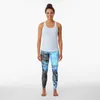 Aktive Hose Blue Monday Abstrakte Kunst Leggings Fitnessstudio Kleidung Sport für Damen Strumpfhosen Hohe Taille Damen