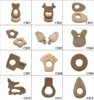 10pcs Safe Deer Teething Baby Teether Cute Design Wooden Ring Animal Shape Toy handmade wooden teetherOctopus teether 2010175436139