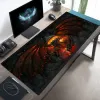 Pads Fantasy Dragon Phoenix Mouse Pad Pad Desktop Mat