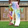 Men's Pants Mens Easter Long Casual Fashionable And 3d Printed Egg Big
