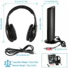 Headphone/Headset 5 In 1 Headset Wireless Headphone Cordless RF Mic Radio Headset Highfidelity Sound Wireless Headset For MP3 MP4 PC TV DVD CD