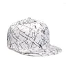 Cappellini da baseball 2024 Berretto dritto da uomo Visiera piatta Snapback Donna Cappello da baseball bianco da sole Casual Outdoor Streetwear Hip Hop Regolabile