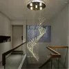 Kroonluchters D40 H120cm Kristal Licht Regendruppel Kroonluchter Verlichting Voor Eetkamer Badkamer Armaturen Hanger Slaapkamer