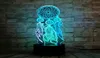 Valentine Wind Chimes Table Lamp Switch Dream Catcher 3D Touch Night Light Bedroom Party Desk Decor Lamp Girls Xmas C10077337924