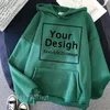 Custom Print Diy Tekst Foto Hoodies Vrouwen Aangepaste Hoodie Aanpassen Gepersonaliseerde Hoodie Drop Sweatshirts 240220