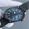 Montres-bracelets de luxe d'usine IW502003, montre-bracelet mécanique automatique pour hommes, 47mm, marque pilote, cadran bleu 252i