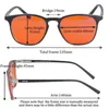 Óculos de sol luz azul bloqueando óculos homens masculino 2024 menos presbiopia komputador lentes laranja pode grau personalizado para jogos