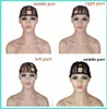 U Part Wig Cap Top Quality 3 Size LeftCentreRight Parting U Part Cap For Making Wigs Adjustable Straps Back 3819682