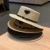 Sombrero de paja para mujer Sombreros de diseñador de triángulo de verano Tamaño libre Fiesta de noche Regalos de vacaciones Cappello plateado color sólido Sombrero de cubo Estilo casual de moda PJ066 H4