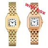 AAA Ladies Watch New 904L All Edelstahlkoffer Quarz Bewegung mit Diamantringgröße 30 mm modisch wasserdichte Farbe Gold und SilverxB017 B4