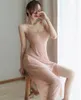 Women's Sleepwear Sexy Slip Maxi Dress Transparent Pajama Nightdress Camicia Notte Donna Nightgown Women Lingerie