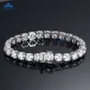 Lab Grown Diamond Tennis Chain Colar Pulseira Homens e Mulheres Jóias Finas Ouro Venda Quente Real 10k 14k Sólido 3mm 4mm 5mm Paz