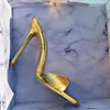 Sexy High Female 12cm Slide Heels Super Women Snake Print Sequined Cloth Large Size Ladies Casual Shoes Summer Slippers 240228 278