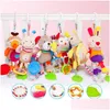 Rattles Mobiles Good Quality Born Baby P Stroller Cartoon Animal Toys Hanging Bell Educational 024 Months 230525 Drop Delivery Dhlbu