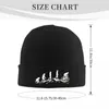 Berets mountain bike evolução crânios gorros bonés streetwear inverno quente chapéu de malha unisex adulto mtb bicicleta ciclismo bonnet chapéus