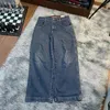 Jeans pour femmes Femmes Baggy Hip Hop Couronne Modèle Y2K Mode Street Vêtements Vintage Harajuku Taille Haute Pantalon Droit