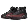 Med Box 12s Jumpman 12 basketskor män Cherry Field Purple Playoffs Royalty Black Red Taxi Stealth Brilliant Orange Mens Trainers Sport Outdoors Sneakers