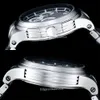 Mens Watch Titanyum Görünümü Japonya Kuvars Hareket Zamanlama Saat Bileği Saatler 44mm Kronograf Gri Bilek Saati