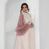 Ethnic Clothing Abaya For Elegant Muslim Women Satin Diamond Long Maxi Dress Turkey Dubai Islam Arab Eid Party Evening Gown Kaftan Jalabiya