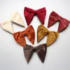 Krawaty na szyi linbaiway dorosły Velvet Bowtie Cravats Big Bow for Women Men Solid Butterfly miękki przyjęcie weselne panowie Gravatas270W