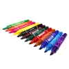 Tools 12PCS/Set Permanent Marker for Fly Tying Streamer Bait Double Tip Fishing Tool Fish Bar Lure Coloring Fast Dry