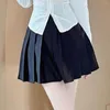 Blusas femininas Japão Coreano JK Uniformes Puro Desejo Branco Mulheres Camisa Blusa Primavera Outono Faculdade Slim Fit Spicy Girl Manga Comprida Bottom