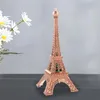 Led Light Paris Eiffel Tower Wedding Decoration Architecture Metal Crafts Vintage Model Desktop Travel Souvenirs 240220