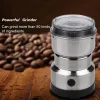 Werkzeuge Elektrische Kaffeemühle Haushalt Getreide Nüsse Gewürze Bohnen Mehl Mühle Maschine Tragbare Multifunktionale Küche Chopper Klinge