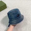 Projektant Vintage Vadet Hats na męskie damskie kapelusz Ball Hap luksusowe czapki baseballowe dżinsowe litery mody litery rybacka czapka modna sunhats