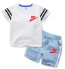 Summer new children's clothing set Children's T-shirt Shorts 2 sportswear Boys Girls Breathable clothing Fashion casual short sleeve shorts set