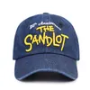 Beyzbol Kapağı Erkek Kadınlar, Sandlot Beyzbol şapkası Beyzbol Şapkası Retro Siyah, Klasik Ayarlanabilir Snapback işlemeli şapka pamuk baba şapka