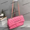 High End Womens Bag designer handväska chan plånbok lyx helt ny lingge klassisk clamshell tygväska mode en axel kedja crossbody väska fabriksförsäljning grossist