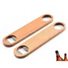 Openers Wood Handle Bottle Bar Blade Beer Opener Vintage Wooden Stainless Steel Bartender Fy4527 Drop Delivery Home Garden Kitchen Di Dh8Ao