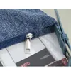 Sacos de ombro 2024 lazer arte bolsa de lona ins moda denim bolsa net lavagem vermelha água para fazer saco de ombro antigo bolsa feminina