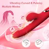 Dubbele Dildo Vibrator voor Vrouw G Spot Clitoris Stimulator Vagina Massager Vrouwelijke Masturbatie AV Stok Seksspeeltjes Volwassenen 240227