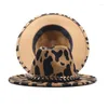 Ball Caps Vintage Stijl Brede Rand Fedora Hoed Met Ketting Decor Voor Mannen En Vrouwen - Klassieke Jazz Western Cowboy