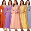 Ubranie etniczne luksusowe abaya diamenty muzułmańskie eleganckie kobiety sukienki kaftan marokańskie dubai kaftan suknia wieczorna eid mubarak jalabiya