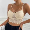 Camisoles Tanks Frauen Spitze Sexy Schöne Zurück Mesh Street Style Tube Top Korsett Leibchen Draht Bhs Für Frauen