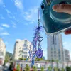 Keychains Charm Lace Ribbon Phone Chain String Beads Water Droplets Heart Universal Keychain Pendant Camera Lanyard Bag Decor