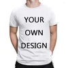 Men's T Shirts Luminous Custom Shirt For Men Women T-shirts Make Your Design Logo Text Print Original High Quality Cotton Tshirt Gifts