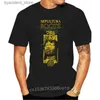 T-shirt da uomo Novità LICENZA UFFICIALE SEPULTURA ROOTS 30 ANNI T SHIRT METAL CAVALERA L240304