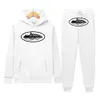 Demon Island Trendy Street Loose Hoodie Cortez White Sportswear Trendy Hip-Hop Skateboard Casual Set Mens AFB